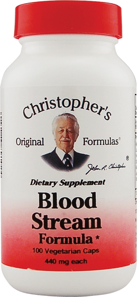 Формула кровотока Christopher's — 440 мг — 100 вегетарианских капсул Christopher's