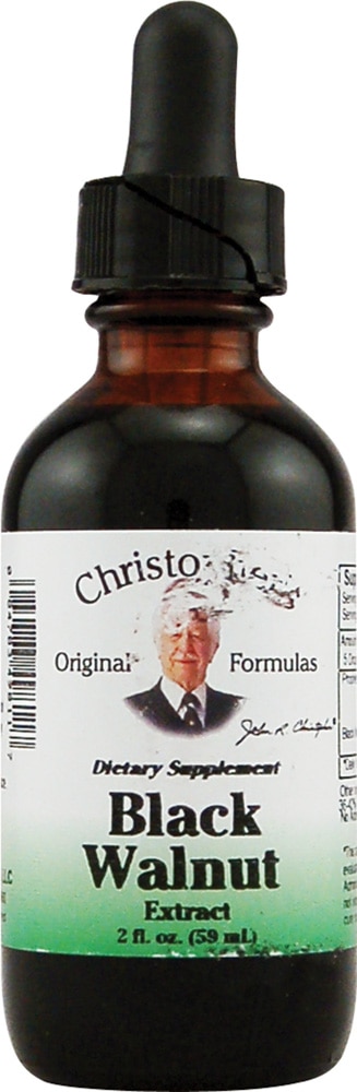 Экстракт черного грецкого ореха Christopher's — 2 жидких унции Christopher's