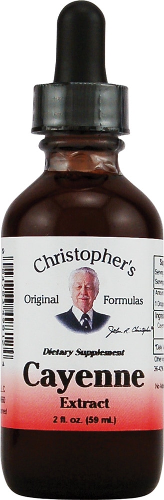 Экстракт кайенского перца Christopher's — 2 жидких унции Christopher's