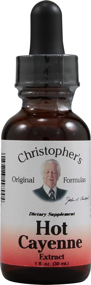 Экстракт острого кайенского перца Christopher's — 1 жидкая унция Christopher's