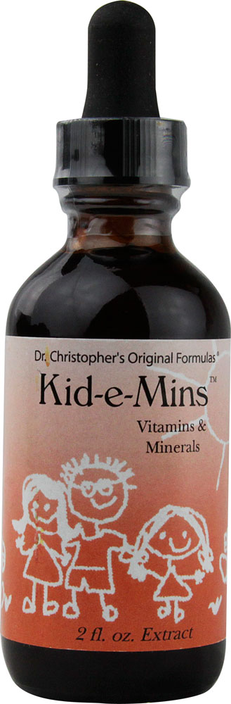 Kid-e-Mins™ Vitamins and Minerals Orange -- 2 fl oz (Жидкие унции) Christopher's