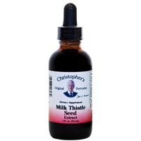 Milk Thistle Seed -- 2 fl oz (Жидкие унции) Christopher's