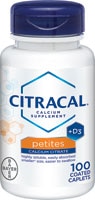 Кальций Цитрат с Витамином D3 Петит - 100 покрытых таблеток - Citracal Citracal