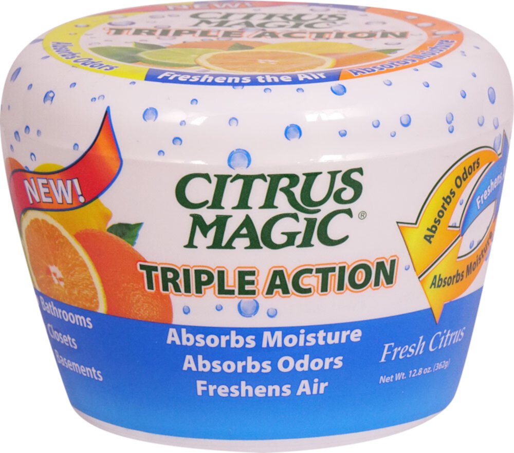 Citrus Magic Поглотитель влаги и уничтожитель запаха Solid Fresh Citrus - 12,8 унции Citrus Magic