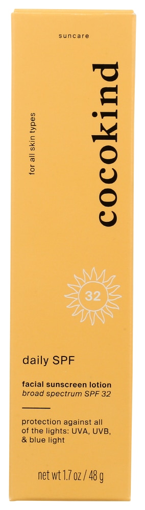 Ежедневный солнцезащитный лосьон для лица SPF 32 — 1,07 жидк. унции Cocokind