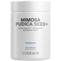 Mimosa Pudica - Organic Mimosa Pudica Seed-Black Walnut-Cloves-Botanicals - Vegan -- 120 Capsules (Капсулы) Codeage