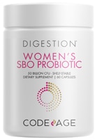 SBO Пробиотики для женщин, 50 миллиардов КОЕ с Пребиотиками - Здоровье женщин - Веган - 60 капсул - Codeage Codeage