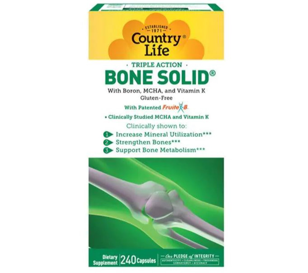 Bone Solid® -- 240 Capsules (Капсулы) Country Life