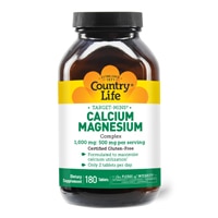 Calcium-Magnesium Complex -- 180 Tablets (Таблетки) Country Life