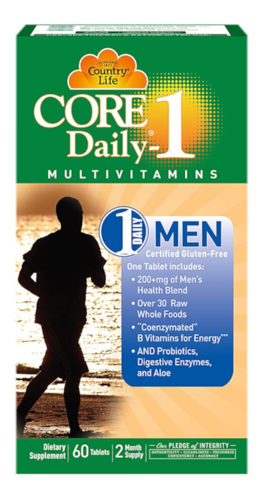 Country Life Core Daily™-1 для мужчин — 60 таблеток Country Life