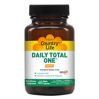 Daily Total One™ Iron Free -- 60 Vegetarian Capsules (Вегетарианские капсулы) Country Life