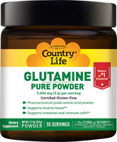 Country Life Glutamine Pure Powder — 5000 мг — 55 порций Country Life