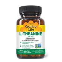 L-Theanine -- 200 mg - 60 Vegan Capsules (Веганские капсулы) Country Life