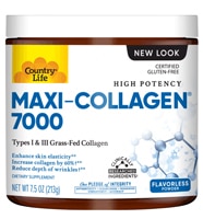 Maxi-Collagen 7000 Без вкуса - 222 мл - Country Life Country Life