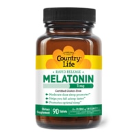 Melatonin -- 3 mg - 90 Tablets (Таблетки) Country Life