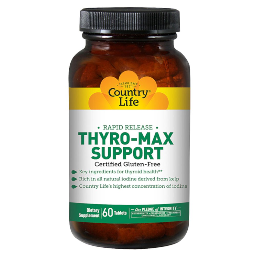 Thyro-Max Support - 60 таблеток - Country Life Country Life