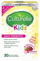 Kids Purely Probiotic Chewables (Жевательные таблетки) Bursting Berry -- 30 Chewable Tablets (Жевательные таблетки) Culturelle