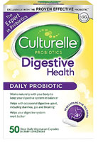 Пробиотик для Пищеварительного Здоровья - 10 миллиардов клеток - 50 растительных капсул - Culturelle Culturelle