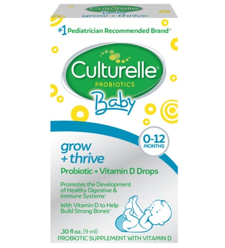 Probiotics Baby Grow + Thrive Drops (Капли) -- 0.3 fl oz (Жидкие унции) Culturelle