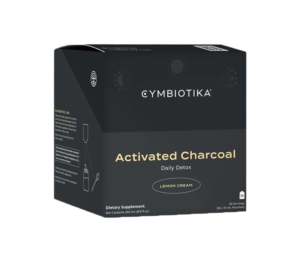 Activated Charcoal Daily Detox Lemon Cream (Крем) -- 26 Servings (Порции) Cymbiotika