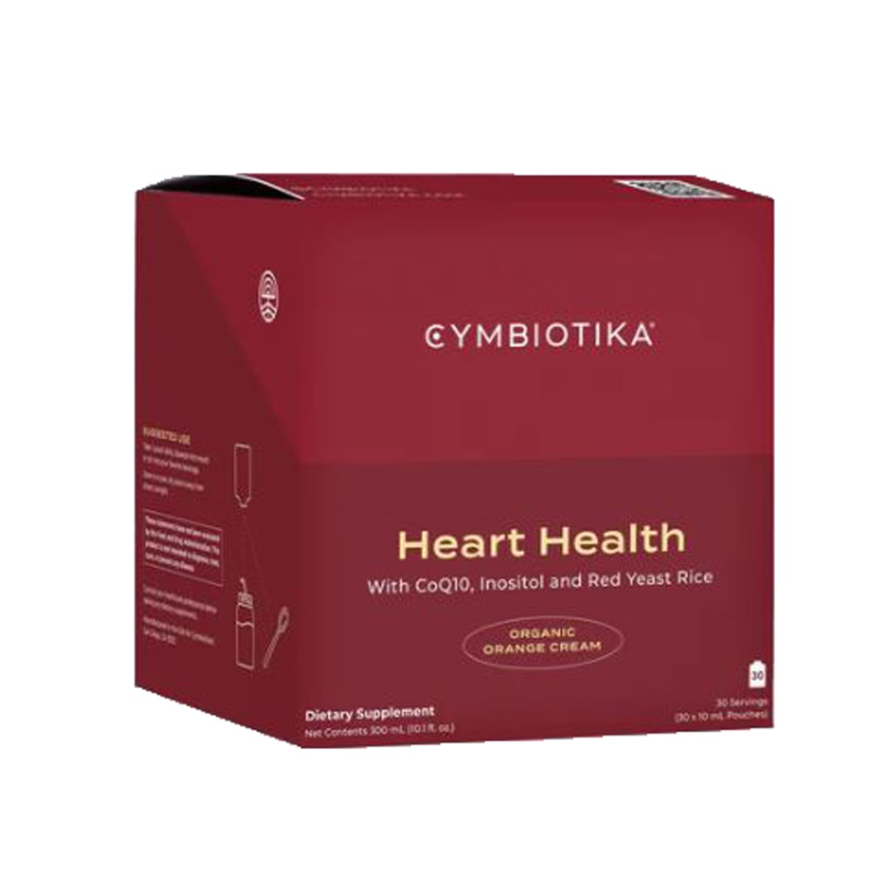 Cymbiotika Heart Health с органическим апельсиновым кремом CoQ10 — 30 порций Cymbiotika