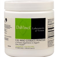 Cal-Mag Citrate Powder (Порошок) -- 5.78 oz (Унции) DaVinci