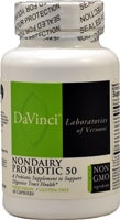 Nondairy Probiotic 50 -- 52.5 billion CFU - 60 Vegetarian Capsules (Вегетарианские капсулы) DaVinci