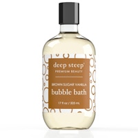 Deep Steep Premium Beauty Классическая пена для ванн с коричневым сахаром и ванилью -- 17 жидких унций Deep Steep