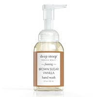 Deep Steep Premium Beauty Classic Пенящееся средство для мытья рук с коричневым сахаром и ванилью -- 8 жидких унций Deep Steep