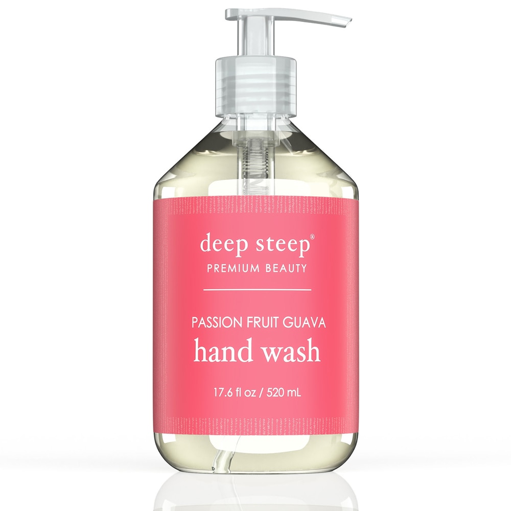 Deep Steep Premium Beauty Классическое жидкое средство для мытья рук Passion Fruit Guava -- 17,6 жидких унций Deep Steep