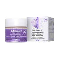 Derma E Advanced Peptides & Flora-Collagen Night Moisturizer — 2 унции Derma E