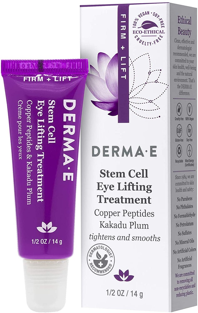 Подтягивающее средство для кожи вокруг глаз со стволовыми клетками Derma E -- 0,5 унции Derma E