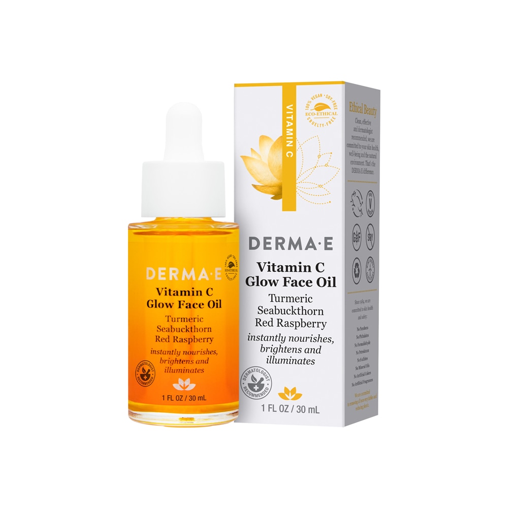 Derma E Масло для сияния лица с витамином С -- 1 жидкая унция Derma E