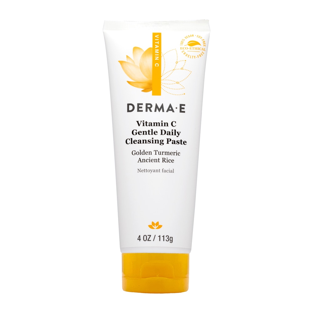 Derma E Мягкая ежедневная очищающая паста с витамином С - 4 унции Derma E