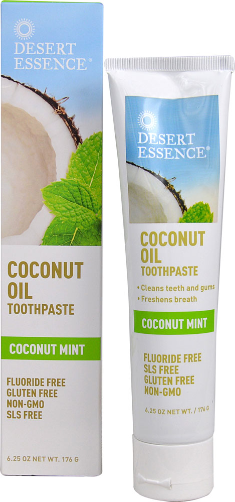 Зубная паста с кокосовым маслом Desert Essence -- 6,25 унции Desert Essence