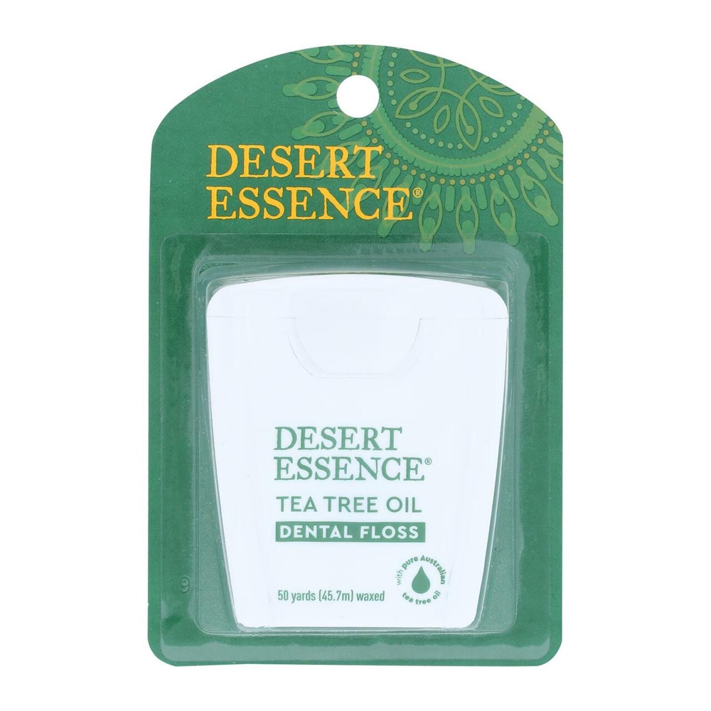 Масло чайного дерева для зубной нити Desert Essence — 50 ярдов Desert Essence