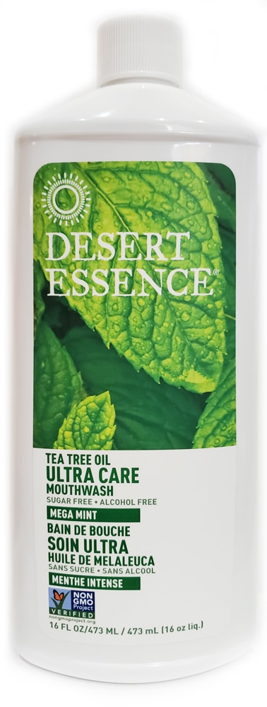 Desert Essence Ultra Care Ополаскиватель для полости рта с маслом чайного дерева Mega Mint -- 16 жидких унций Desert Essence