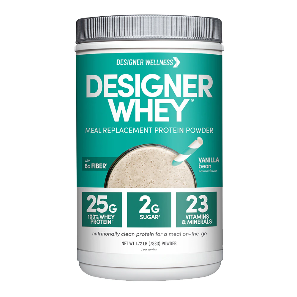 Designer Whey - Meal Replacement Protein Powder (Порошок) Vanilla Bean -- 1.72 lbs Designer Wellness