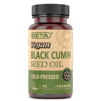 Веганское масло семян черного тмина — 90 веганских капсул Deva