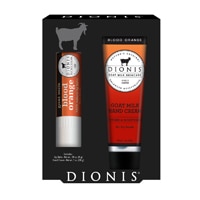Подарочный набор бальзама для губ и крема для рук «Кровавый апельсин» — 1 комплект Dionis
