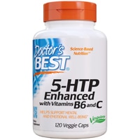 5-HTP с витаминами B6 и C - 120 растительных капсул - Doctor's Best Doctor's Best