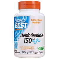 Benfotiamine 150 с BenfoPure™ - 150 мг - 120 растительных капсул - Doctor's Best Doctor's Best