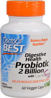 Digestive Health Probiotic -- 2 billion - 60 Veggie Caps (Вегетарианские капсулы) Doctor's Best