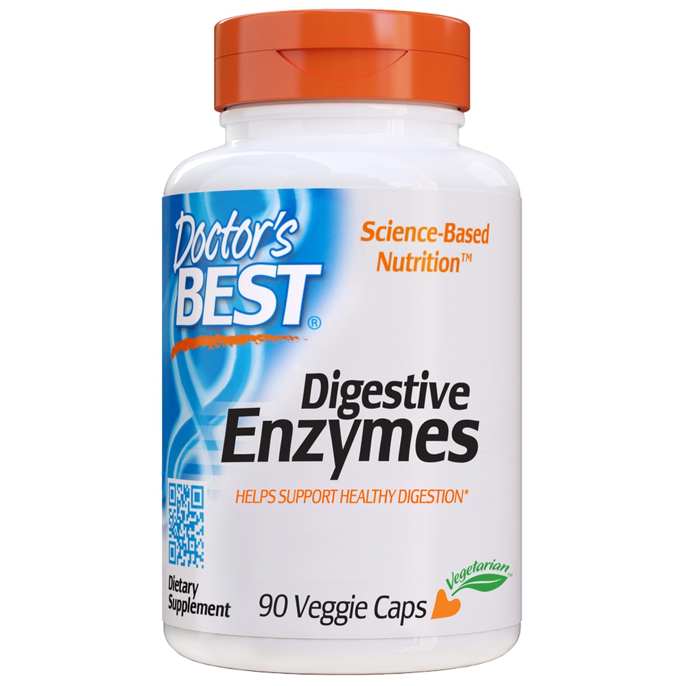 Digestive Enzymes -- 90 Veggie Caps (Вегетарианские капсулы) Doctor's Best