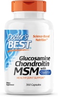 Глюкозамин, хондроитин, МСМ – 360 капсул Doctor's Best