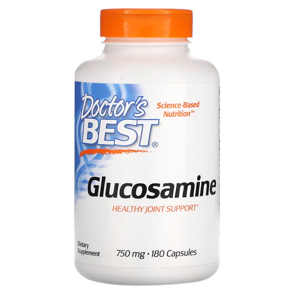 Глюкозамин для поддержки здоровья суставов — 750 мг — 180 капсул Doctor's Best
