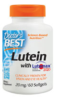 Лютеин с Lutemax® - 20 мг - 60 мягких капсул - Doctor's Best Doctor's Best