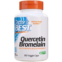 Doctor's Best Quercetin Bromelain - 180 растительных капсул Doctor's Best
