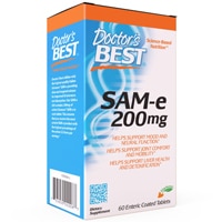 SAM-e -- 200 мг -- 60 таблеток с кишечнорастворимой оболочкой Doctor's Best