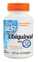 Убиквинол с Kaneka Ubiquinol™ - 200 мг - 30 мягких капсул - Doctor's Best Doctor's Best